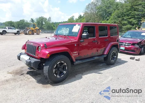 2012 Jeep Wrangler Unlimited Sahara z USA, uszkodzony, nr VIN 1C4HJWEGXCL134090